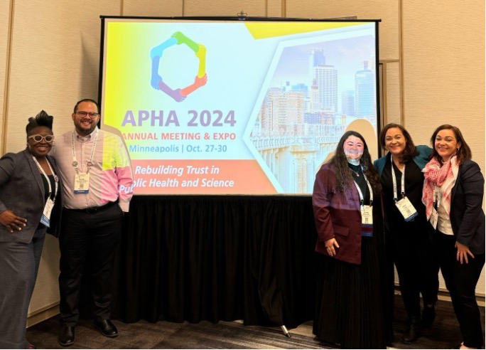 Photos of presenters at APHA 2024